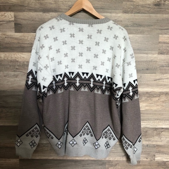 Vintage Porto Bello Southwestern Aztec Cardigan Medium - Picture 9 of 12